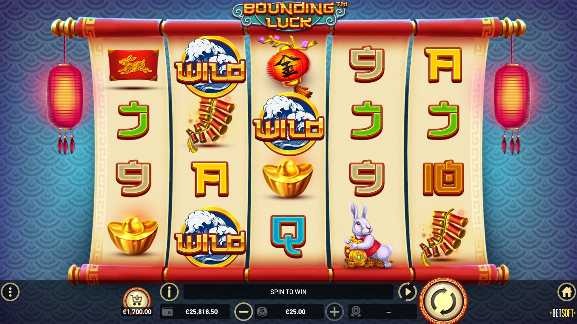 BetSoft Bounding Luck Screenshot