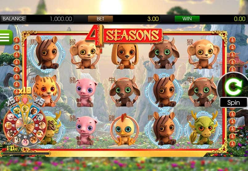 BetSoft Four Seasons Screenshot