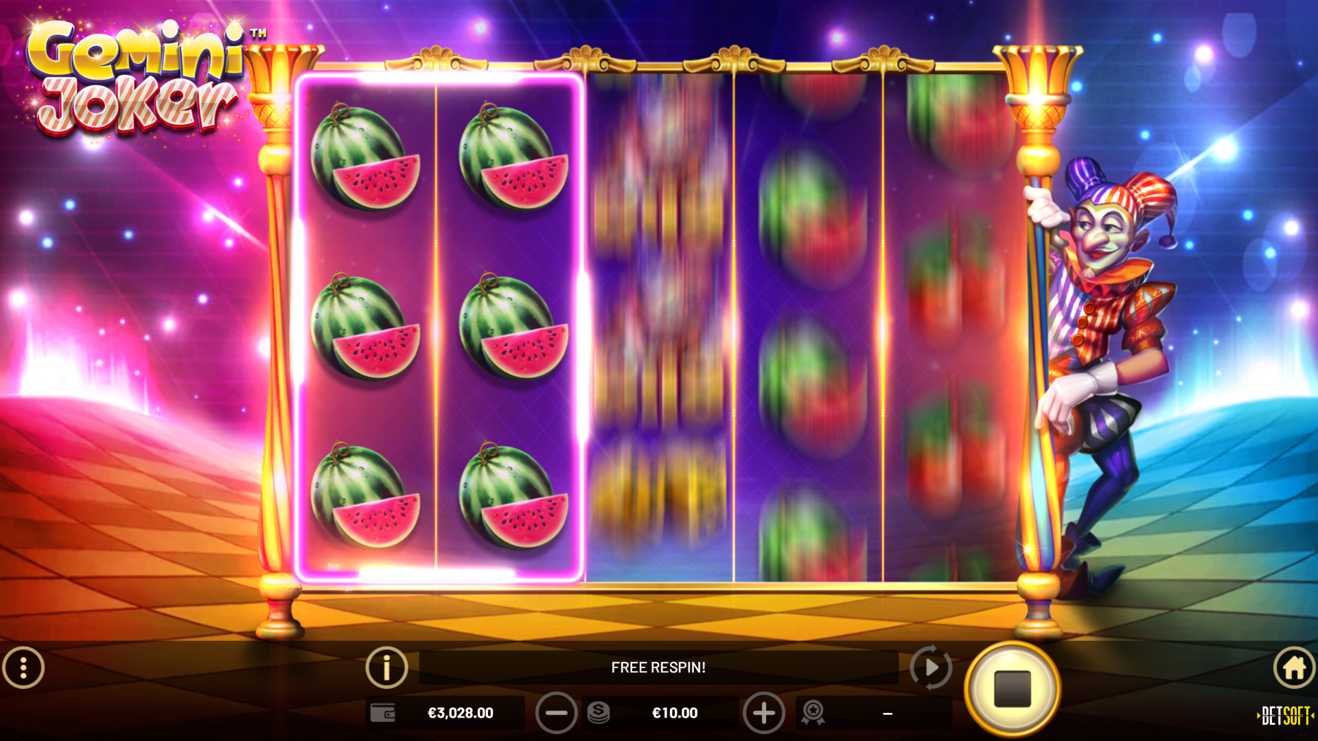 BetSoft Gemini Joker Screenshot