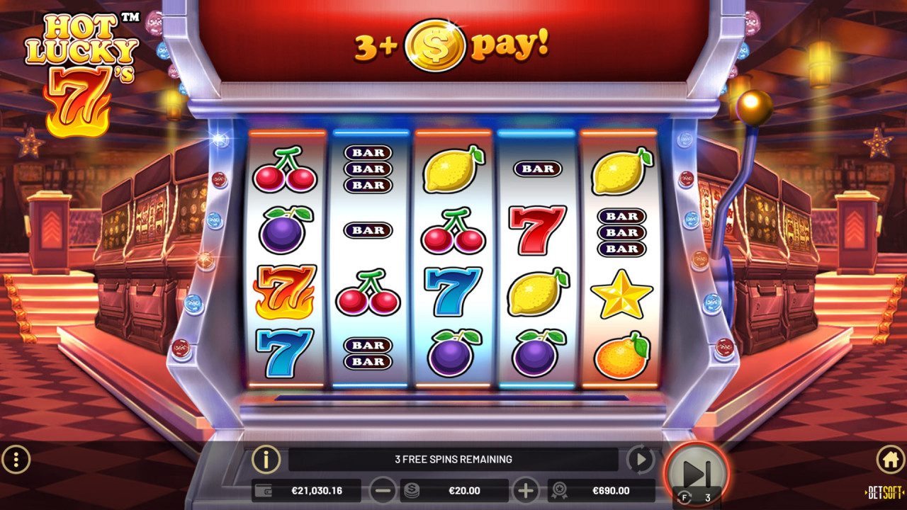 BetSoft Hot Lucky 7’s Screenshot