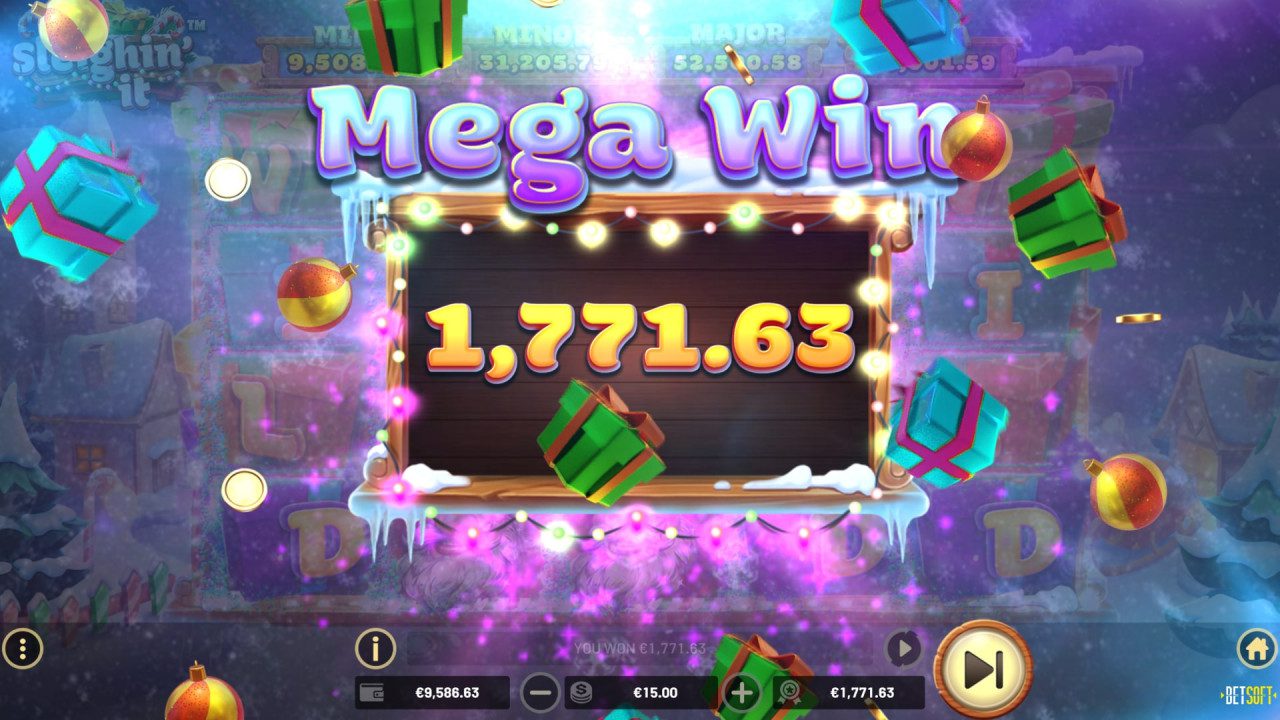 BetSoft Sleighin’ It Screenshot