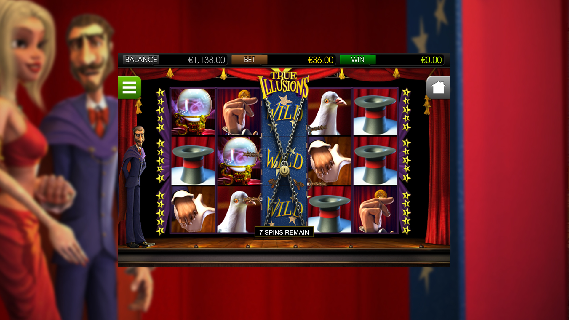 BetSoft True Illusions Screenshot