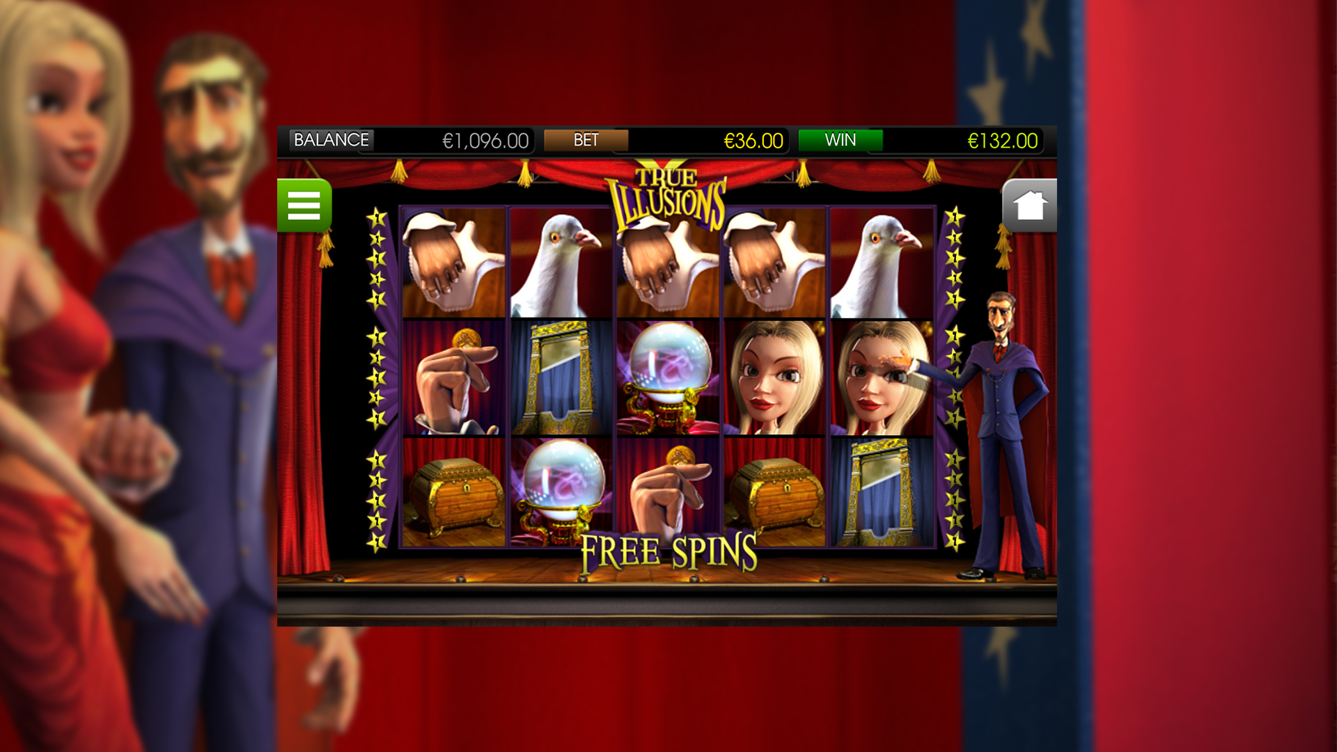 BetSoft True Illusions Screenshot