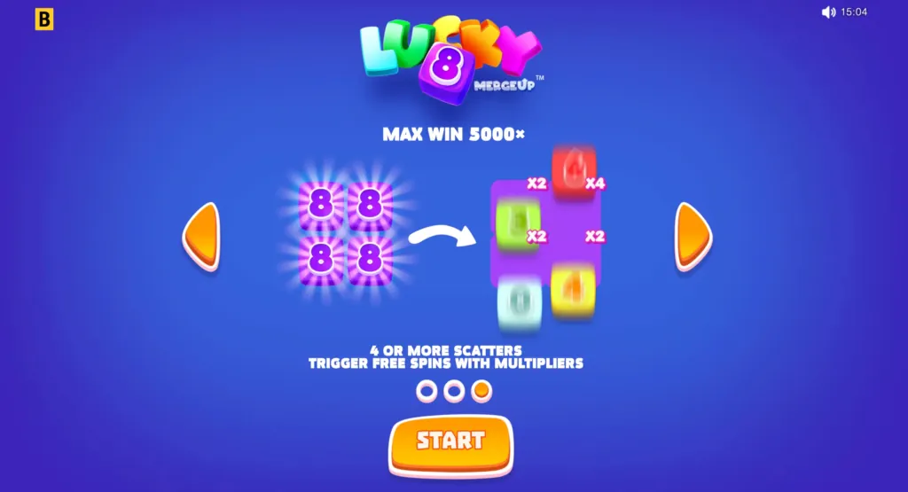 BG Lucky 8 Merge Up Screenshot