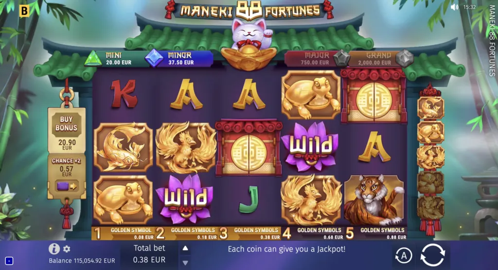 BG Maneki 88 Fortunes Screenshot