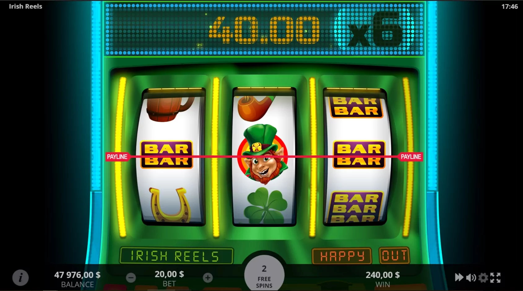 EVO Irish Reels Screenshot