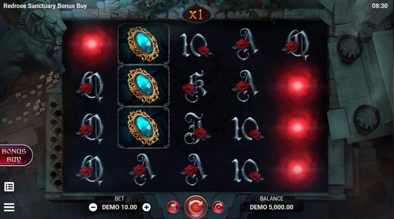 EVO Redrose Sanctuary Bonus Buy Screenshot