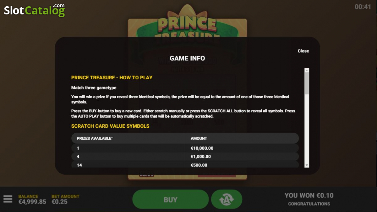 Hack Prince Treasure Screenshot