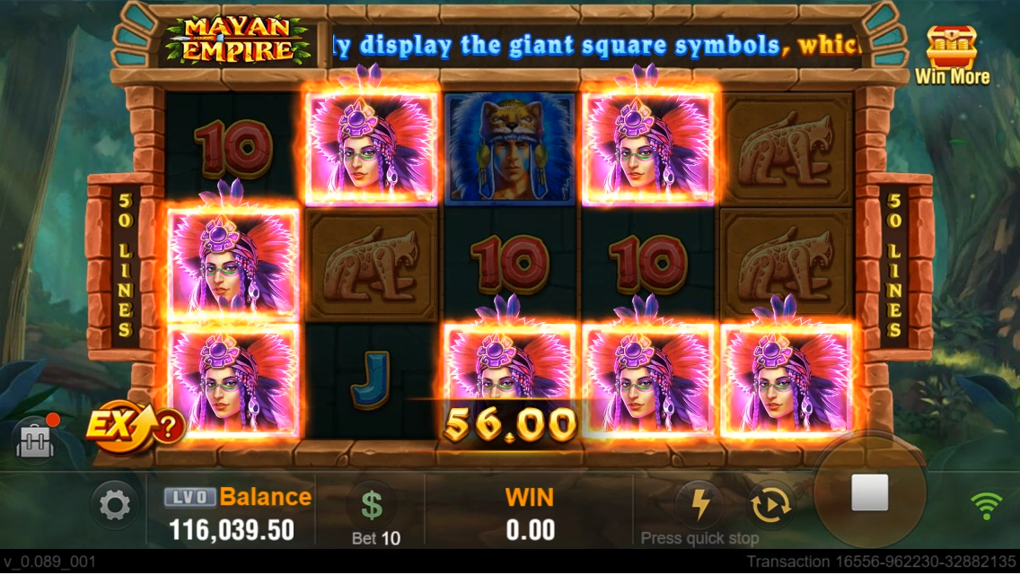 JILI Mayan Empire Screenshot