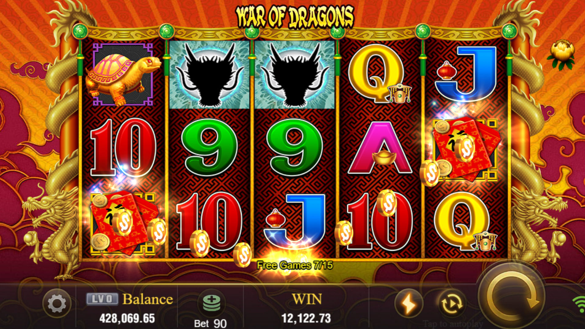 JILI War Of Dragons Screenshot