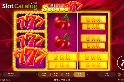 Pop Triple Sevens Screenshot