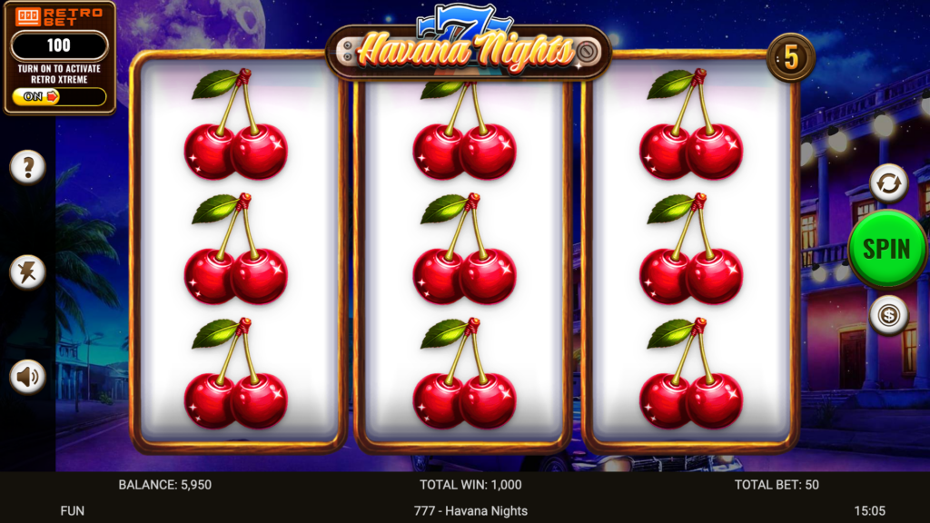 SP 777 Havana Nights Screenshot