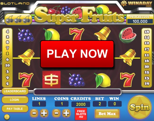 Super Fruits Slot 2 Screenshot