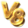 V8 Poker Logo at WinzCasino